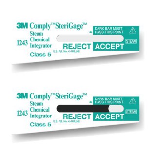 Химический индикатор (интегратор) для паровой стерилизации 3M™ Comply SteriGage