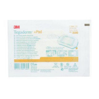 Пленочная прозрачная повязка с впитывающей подушечкой 3M™ Tegaderm+Pad, 3586