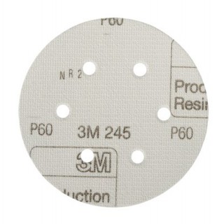 3M™ Hookit™ Шлифовальный Круг 245, 6 отверстий, 150 мм, P60, 50 шт/уп, № 01690