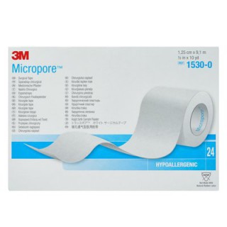 Гипоаллергенный пластырь 3M™ Micropore белый, 1530-0