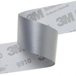 3М Scotchlite 9910 Световозвращающая Лента на тканевой основе для индустриальной стирки, серебристая, маркировка на тыльной стороне, 50.8 мм x 200 м