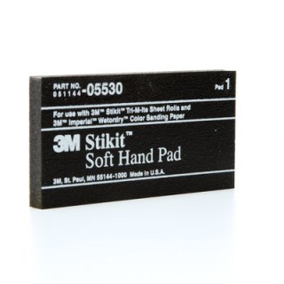 3M™ Stikit™ 05530 Губка-Шлифок для Полировки, 70 мм х 140 мм, 1 шт./кор., 50 кор./уп.