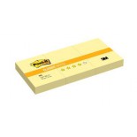 Post-it® Classic 653 Набор Стикеров, канареечно-желтый цвет, 38 х 51 мм, 3 блока по 100 листов