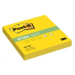 Post-it® OPTIMA 654-ONY Блок Стикеров, неоново-желтый цвет, 76 х 76 мм, 100 листов
