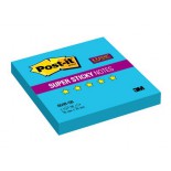 Post-it® Super Sticky 654R-SB Блок Стикеров, неоново-голубой цвет, 76 х 76 мм, 90 листов