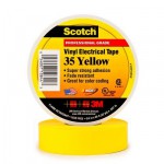 Scotch® 35 Изолента ПВХ Высшего Класса, желтая, 19 мм х 20 м