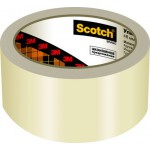 Scotch® A2J Упаковочная Клейкая Лента Эконом, прозрачная, 48 мм х 50 м, 40 мкм