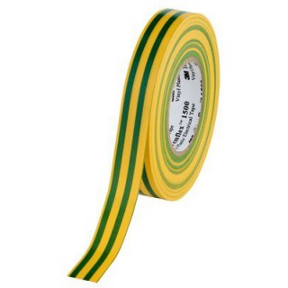3M™ Temflex™ 1300 ПВХ Изолента, желто-зеленая, рулон 19 мм x 20 м