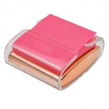 Post-it® WD-330-RG Диспенсер для Z-блоков стикеров "Розовое золото", + Z-блок стикеров Post-it® Super Sticky розового цвета, 76х76мм, 90 л.