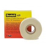 Стеклотканевая высокотемпературная лента 3М Scotch ® 69, 12 мм х 33 м