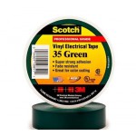 Scotch ® 35, зеленая, изоляционная лента высшего класса, 19мм х 20м х0,18мм