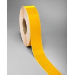 Светоотражающая лента, самоклеющаяся, на авто, цвет: желтый, размеры: 1м х 53,5мм