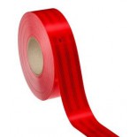 Светоотражающая лента, самоклеющаяся, на авто, цвет: красный, размеры: 1м х 53,5мм